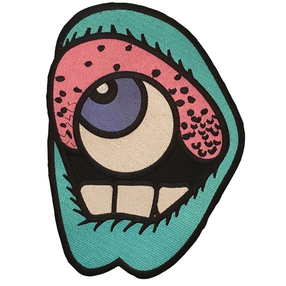 Large Monsters Inc Back Patch Biker Iron or Sew on Patch - Picture 2 of 4